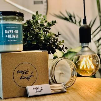 BAWEŁNA+OLIWKA Sojowa świeca zapachowa